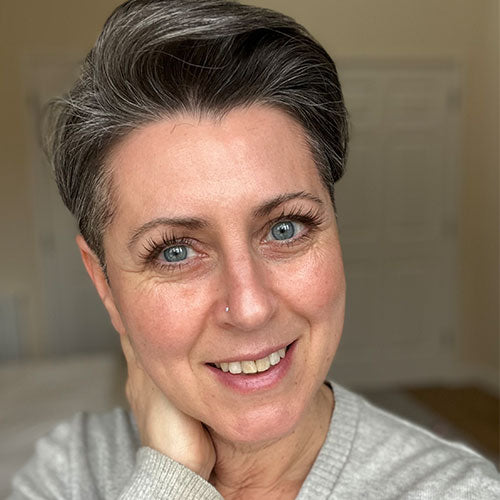 Sandie’s routine for a ‘no make-up’ make-up look.